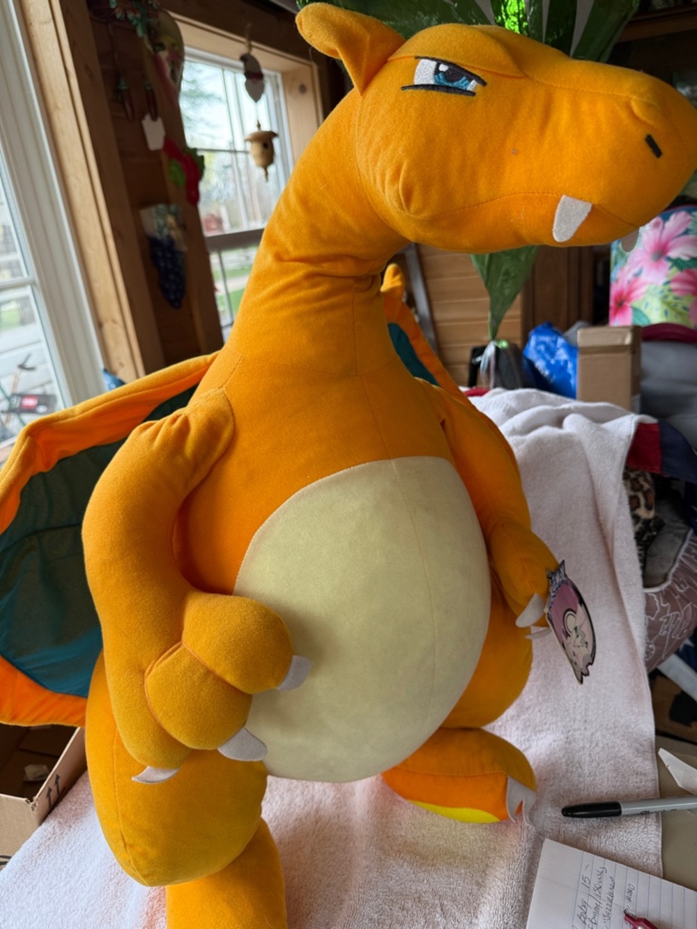 Pokeman Charizard 28” Collectible Plush with Tags attached
